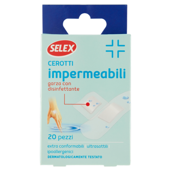 Selex Cerotti Antiacqua 2 Formati 20 pezzi