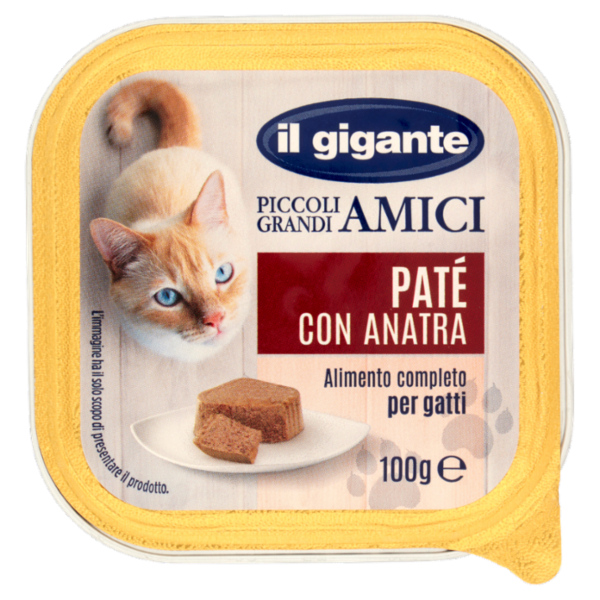 IL GIGANTE Piccoli Grandi Amici Paté con Anatra 100 g