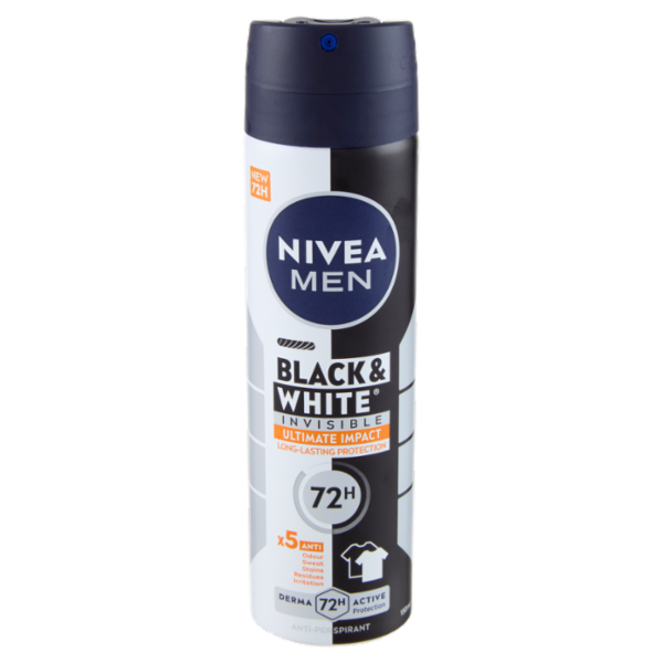 Nivea Men Anti-Perspirant Black & White Invisible Ultimate Impact 150 ml