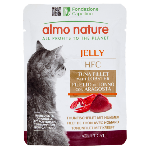 almo nature HFC Jelly Adult Cat Filetto di Tonno con Aragosta 55 g