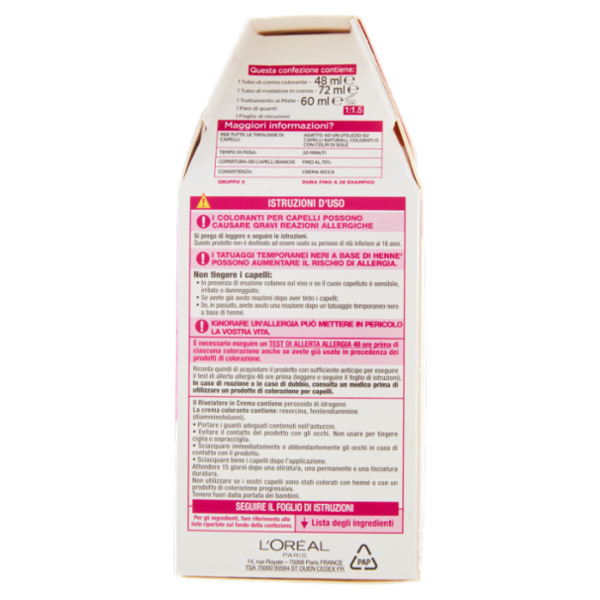 L'Oréal Paris Tinta Capelli Casting Creme Gloss, Senza Ammoniaca, 550 Mogano