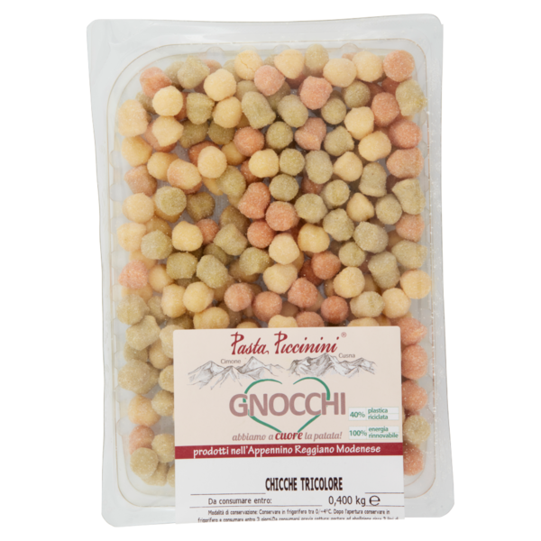 Pasta Piccinini Chicche Tricolore 0,400 kg