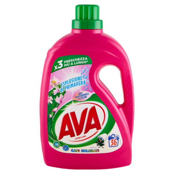 Ava Detersivo lavatrice Esplosione di Primavera 36 lavaggi 1,8 L