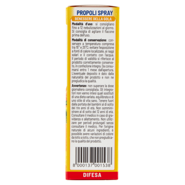 equilibra Propoli Spray Benessere della Gola 20 ml