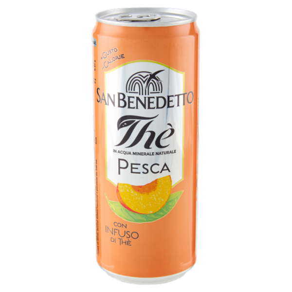 San Benedetto Thè Pesca lattina sleek 0,33 L