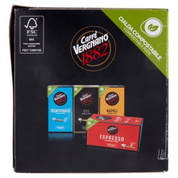 Caffè Vergnano 1882 Espresso Cialda Compostabile 18 x 6,94 g