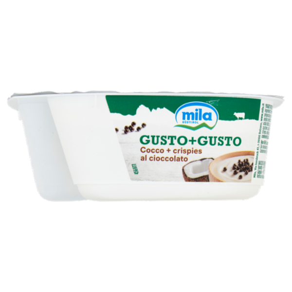 mila Gusto+Gusto Cocco + crispies al cioccolato 150 g