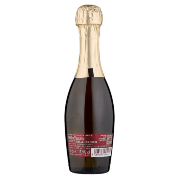 Cavit Trento Spumante Brut Müller Thurgau Vigneti delle Dolomiti IGT 20 cl