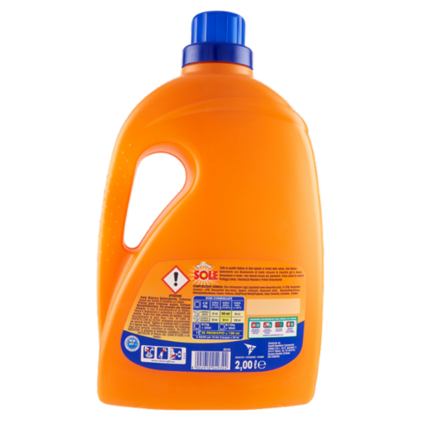 Sole Detersivo lavatrice Bianco Splendente 40 lavaggi 2 L