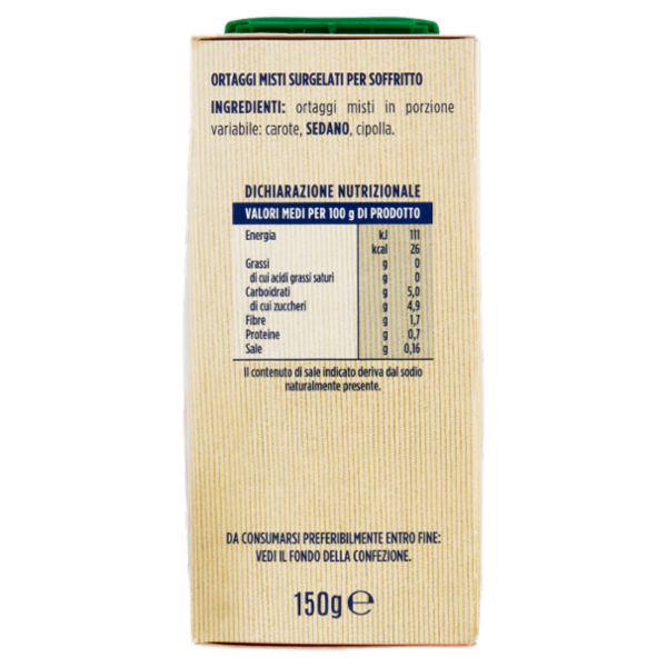 IL GIGANTE Misto per Soffritto tritato Surgelato 150 g