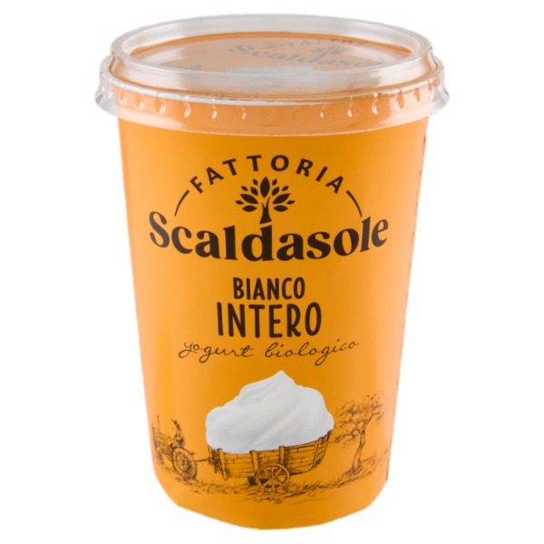 Scaldasole Yogurt Naturale Biologico Bianco Intero 500 g
