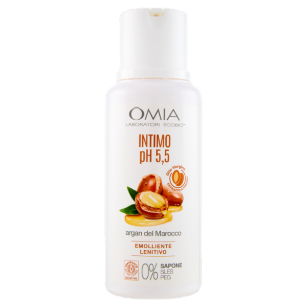 Omia Laboratoires eco biologico Intimo pH 5,5 Emolliente Lenitivo olio di argan 250 ml