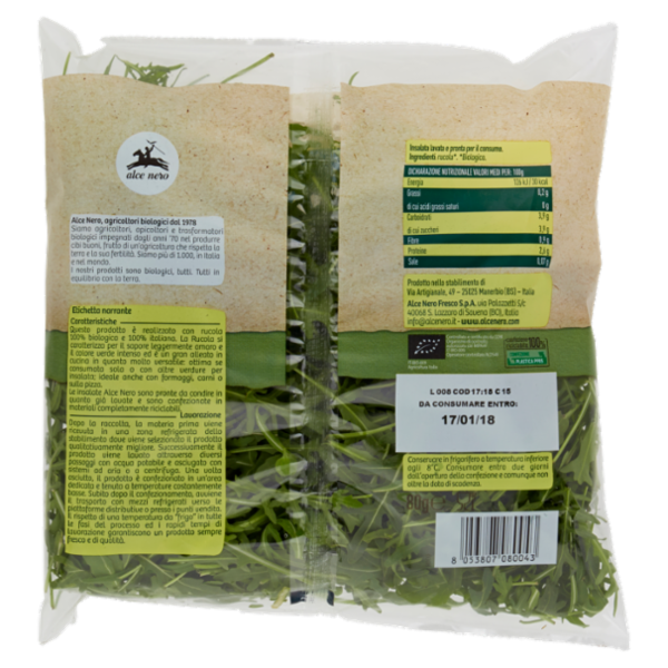 alce nero Rucola 80 g