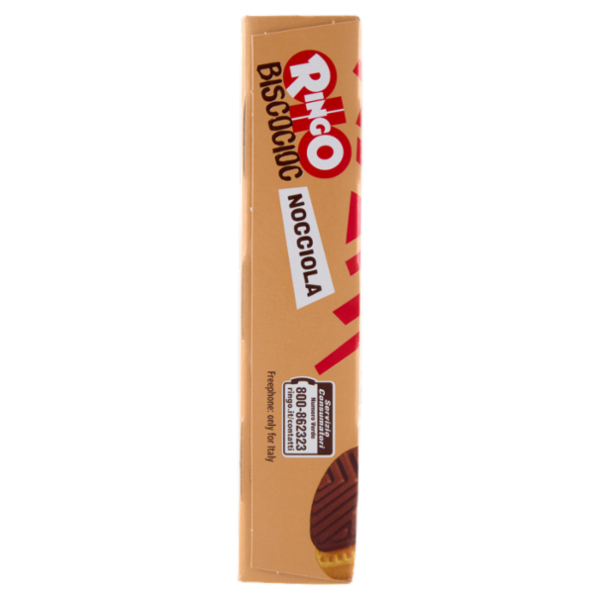 Ringo Snack Biscocioc con Nocciole 100% Italiane e Cereali Croccanti 6 porzioni 162g
