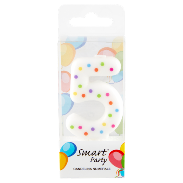 Smart Party Candelina Numerale 5 1 pz