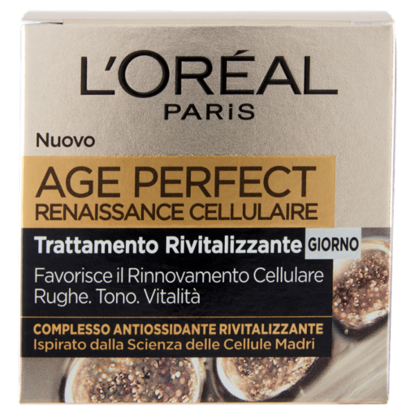 L'Oréal Paris Crema Viso Giorno Anti-rughe Age Perfect Reinassance Cellulaire, 50 ml