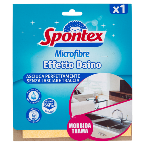 Spontex Microfibre Effetto Daino x1
