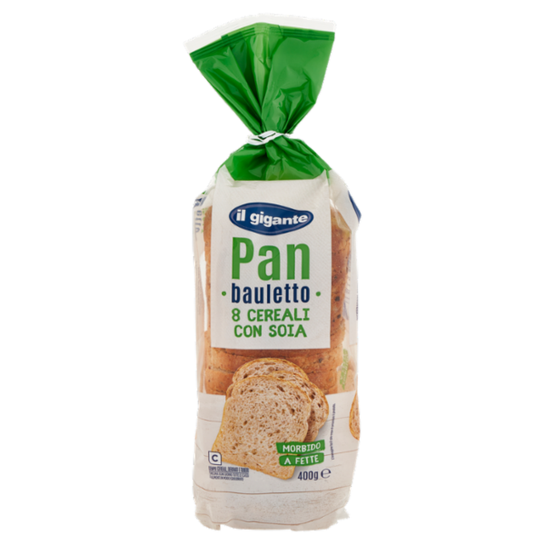 IL GIGANTE Pan bauletto 8 Cereali con Soia 400 g