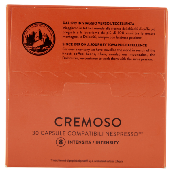 bristot Cremoso 30 capsule compatibili Nespresso* 165 g