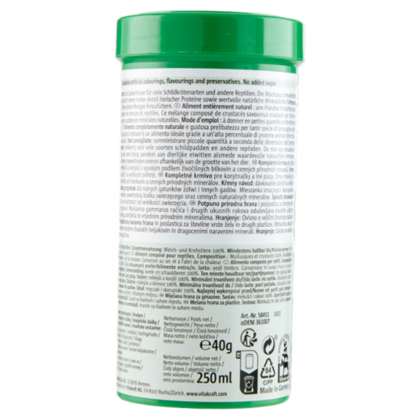 Vitakraft Reptile Nature Menu Carnivor 40 g