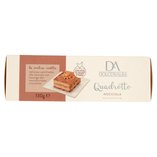 Dolcerialba Quadrotto Nocciola 2 x 65 g