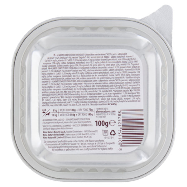 almo nature Daily Adult Dog con Merluzzo e Fagiolini 100 g