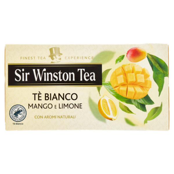 Sir Winston Tea Tè Bianco Mango e Limone 20 x 1,25 g