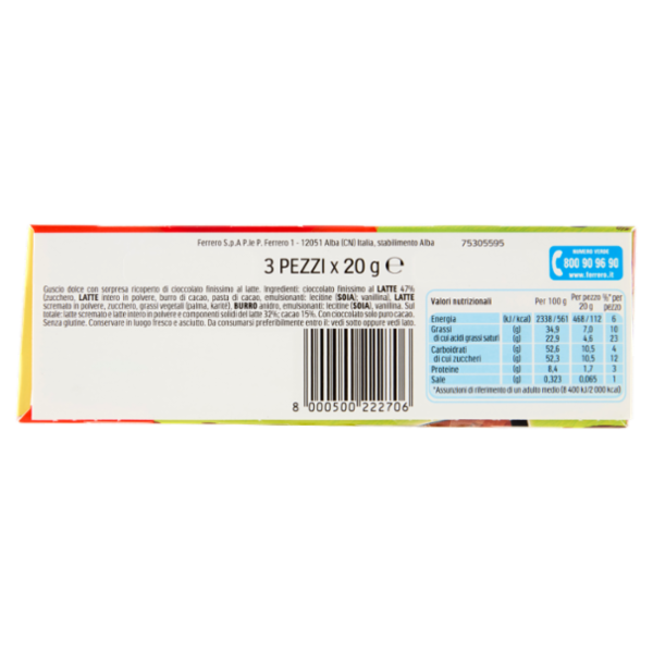 Kinder Sorpresa Disney 100 3 x 20 g