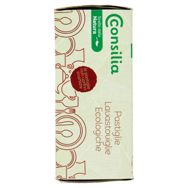 Consilia Detersivo per Lavastoviglie Pastiglie Tutto in 1 Ecologico 30x18 g