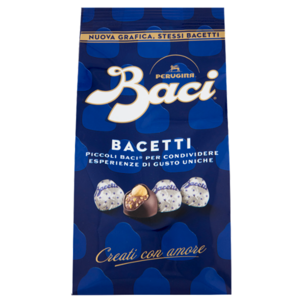 BACI PERUGINA Bacetti Cioccolatini ripieni al Gianduia e Nocciola intera sacchetto 330 g