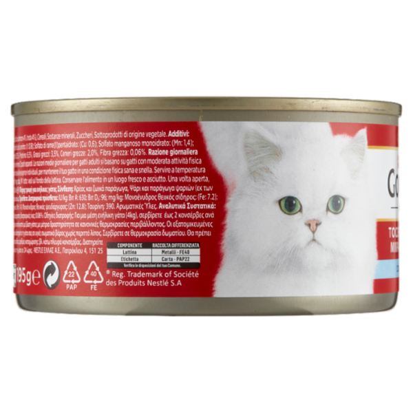 PURINA GOURMET Tocchetti Mignon in Salsa con Trota e Salmone 195 g