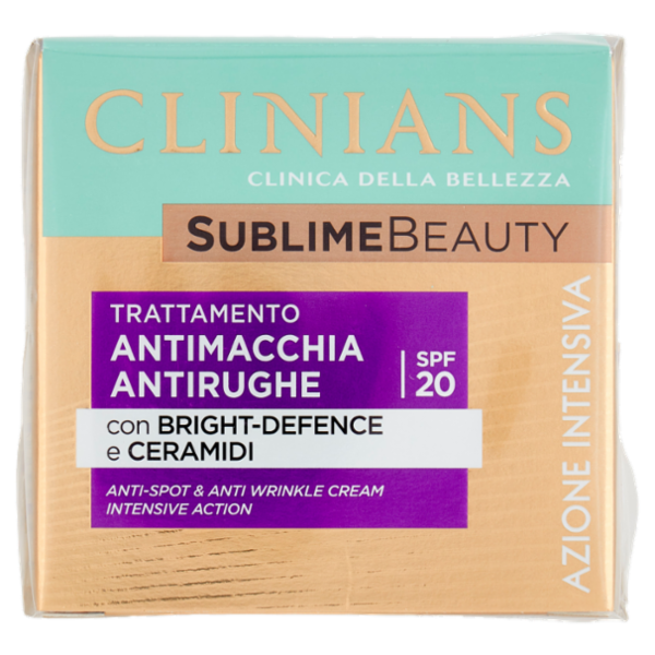 Clinians Sublime Beauty Trattamento Antimacchia Antirughe SPF20 50 mL