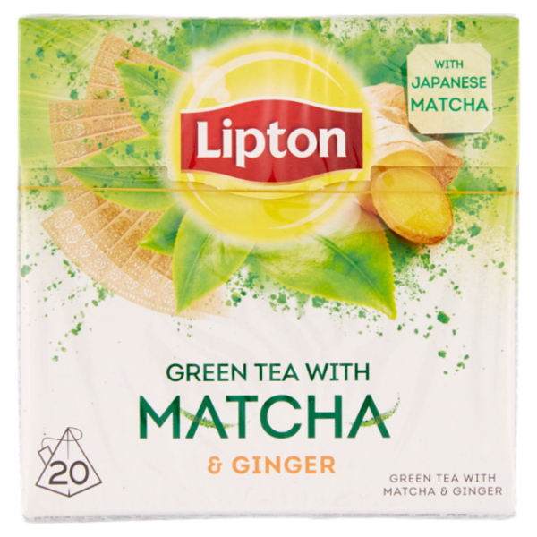 Lipton Green Tea with Matcha & Ginger 20 Filtri 30 g