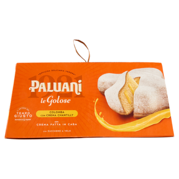 Paluani Colomba di Pasticceria Farcita con Delicata Crema Chantilly 750 g