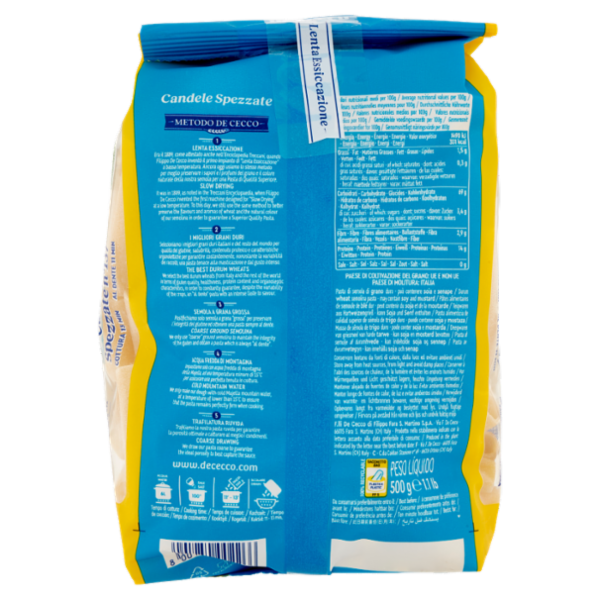 De Cecco Candele Spezzate n° 137 500 g