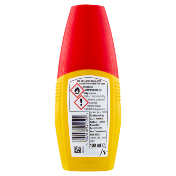 Autan Multinsetto Vapo Insetto Repellente e Antizanzare Comuni, Tigre, Zecche e Tafani, 100ml