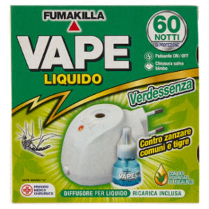 VAPE Elettroemanatore Liquido Verdessenza + Ricarica 36 Ml