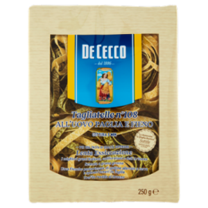 De Cecco Tagliatelle N° 108 All'Uovo Paglia e Fieno 250 g