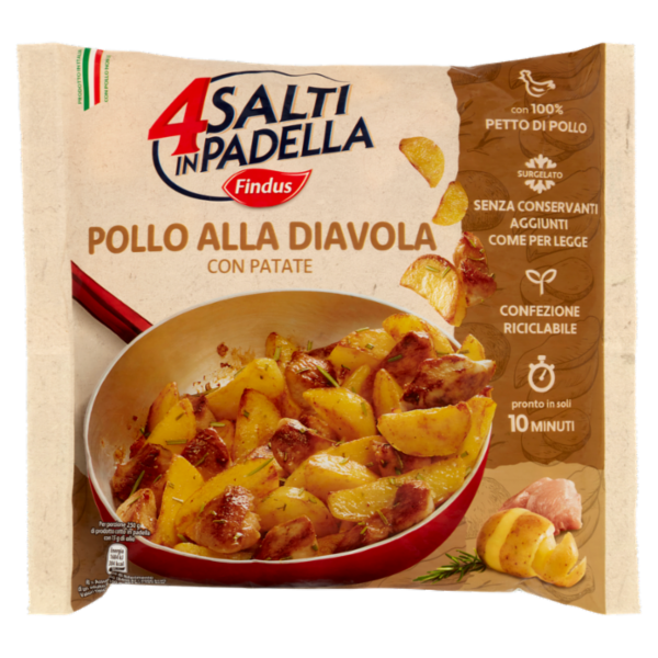 4 Salti in Padella Findus Pollo alla Diavola con Patate 500 g