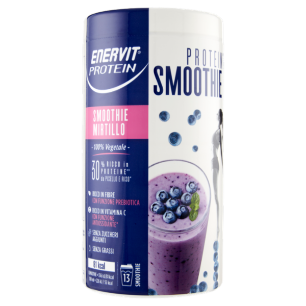 Enervit Protein 100% Vegetale Protein Smoothie Mirtillo 13 Smoothie 520 g