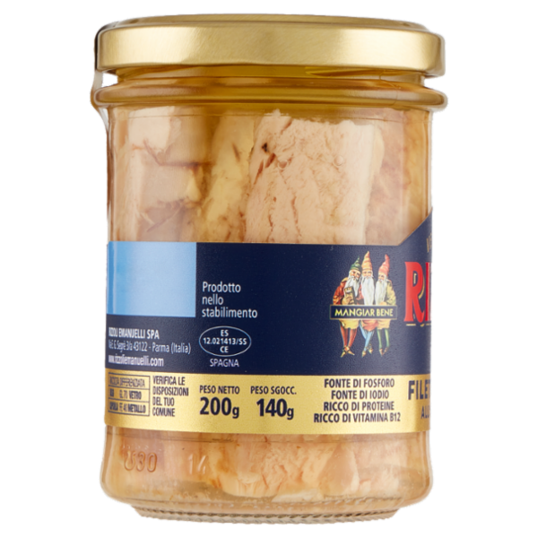 Rizzoli Filetti di Tonno all'Olio di Oliva 200 g