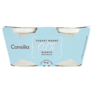 Consilia Yogurt Magro 0,1% Bianco Naturale 2x125 g