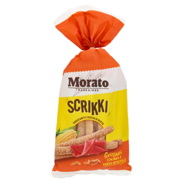 Morato Scrikki Grissani con Mais e Farro Integrale 230 g