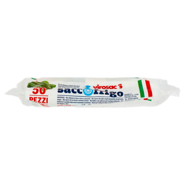 virosac saccofrigo Sacchetti per Congelatore 28x40 cm 4 Litri LD Large L 50 pz