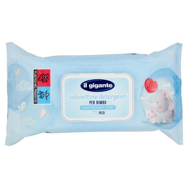 IL GIGANTE Salviettine detergenti per Bimbo 72 pz