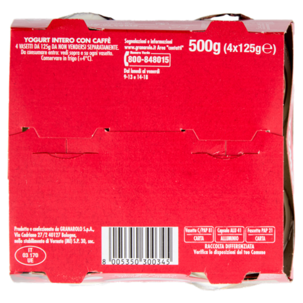 Yomo Intero Caffè 4 x 125 g