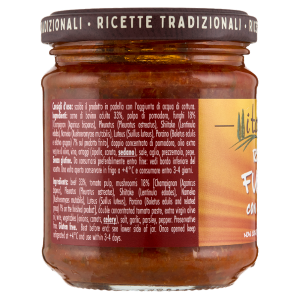 i toscanacci Ragù ai Funghi con Porcini 180 g