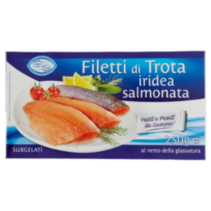 Oggi Pesce Filetti Di Trota Iridea Salmonata Surgelati 250 g