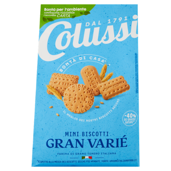 Colussi Mini Biscotti Gran Varié 650 g
