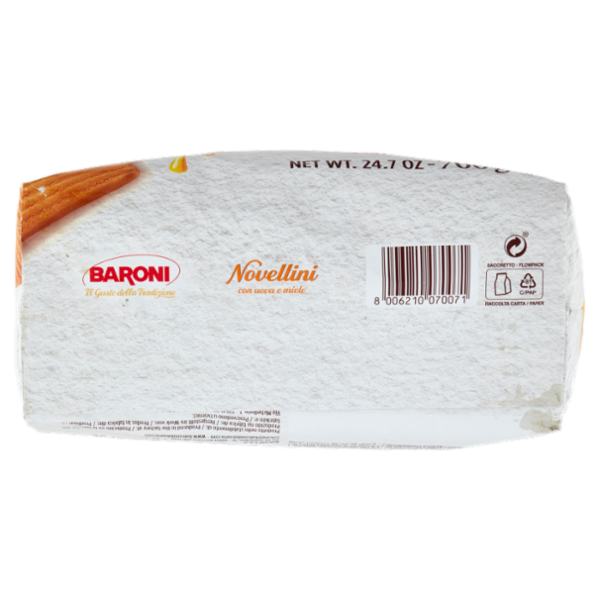 Baroni Novellini con uova e miele 700 g